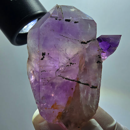 Seltene Skelett Phantom Amethyst Stufe Goboboseb, Namibia 63*40*25mm #12977