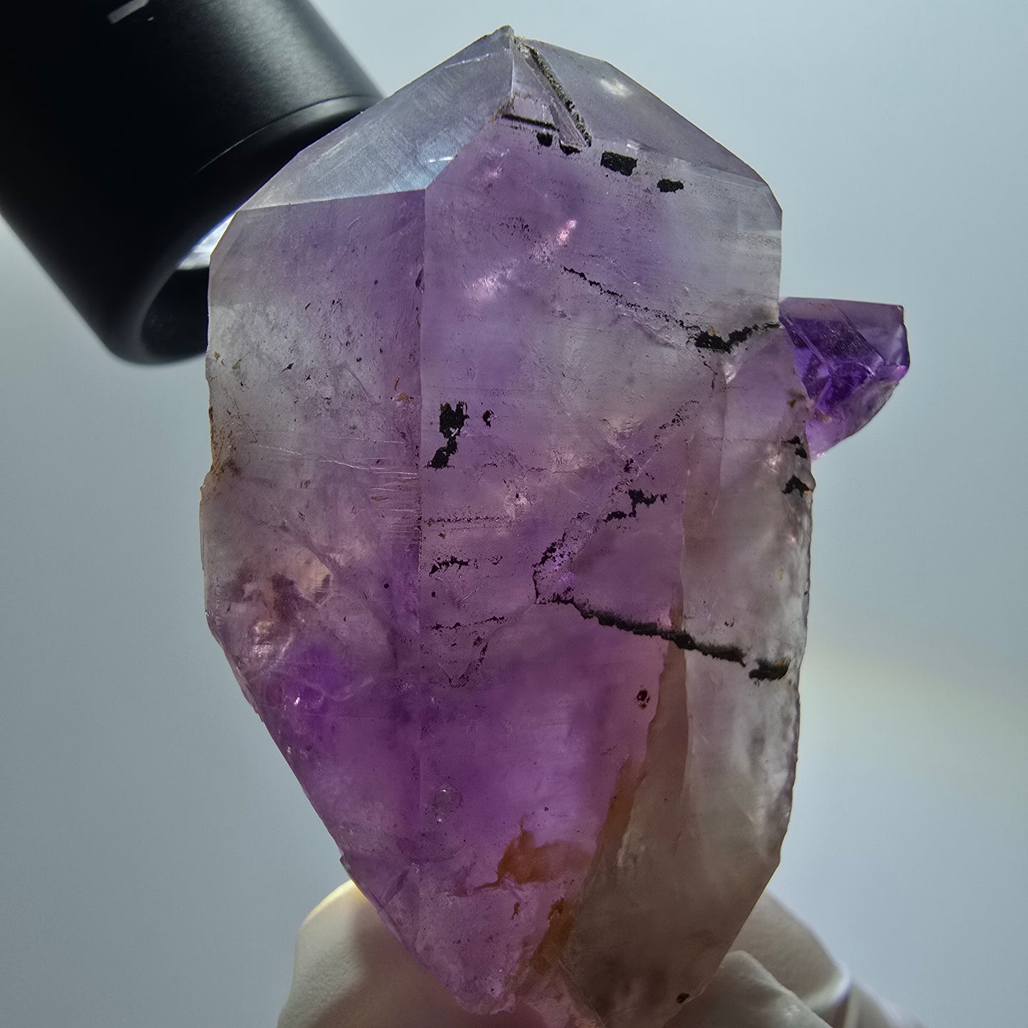Seltene Skelett Phantom Amethyst Stufe Goboboseb, Namibia 63*40*25mm #12977