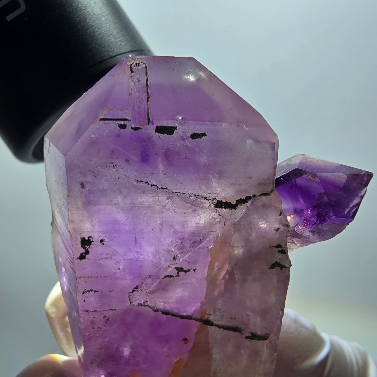 Seltene Skelett Phantom Amethyst Stufe Goboboseb, Namibia 63*40*25mm #12977