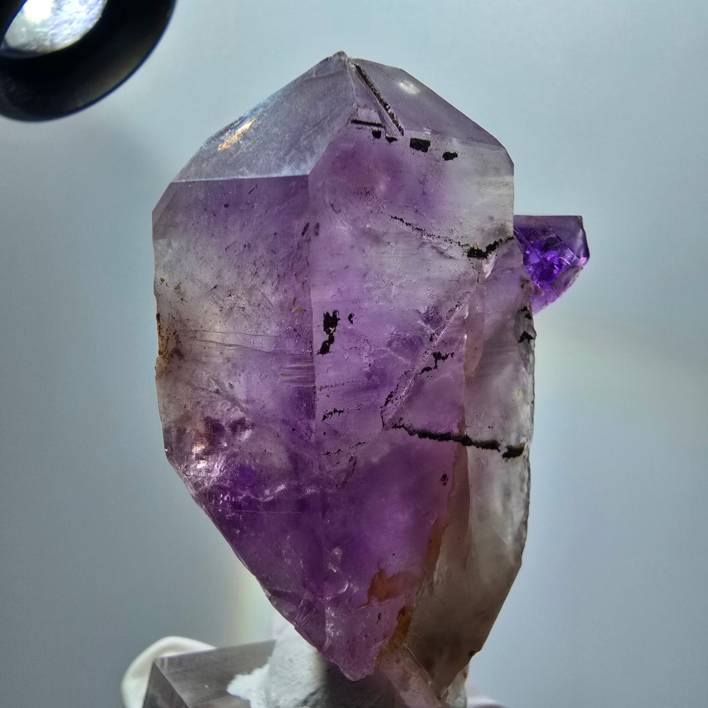 Seltene Skelett Phantom Amethyst Stufe Goboboseb, Namibia 63*40*25mm #12977