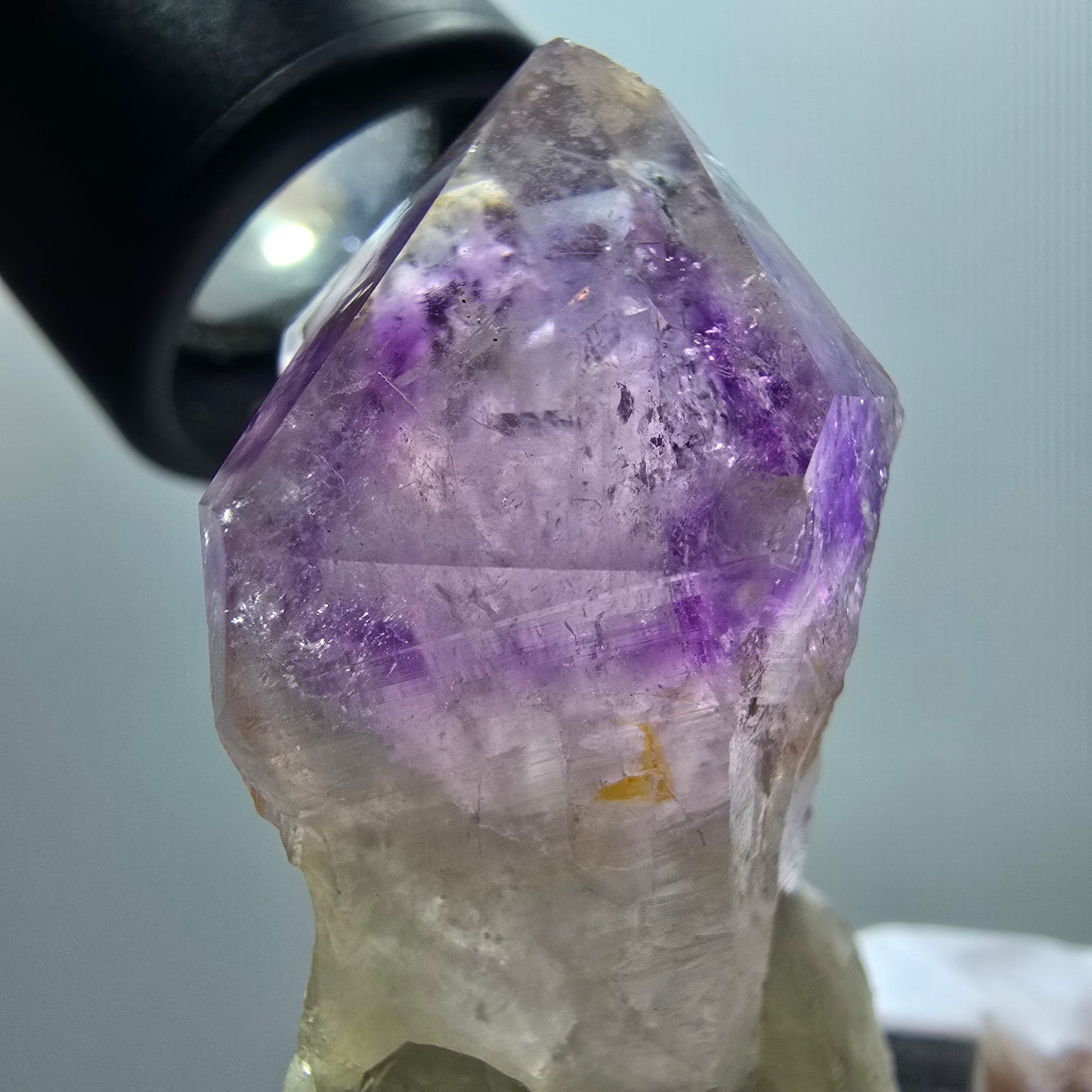 Skelett Phantom Amethyst Zepter Spitze Goboboseb, Namibia 43*24*23mm #12978