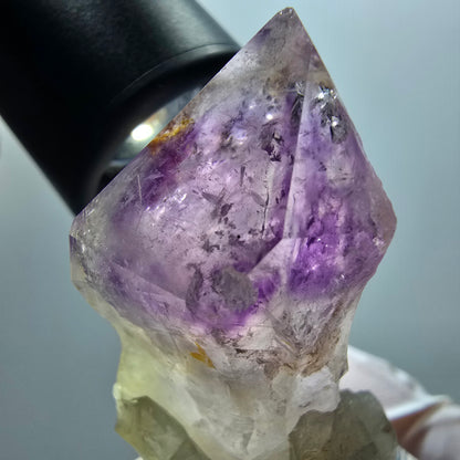 Skelett Phantom Amethyst Zepter Spitze Goboboseb, Namibia 43*24*23mm #12978