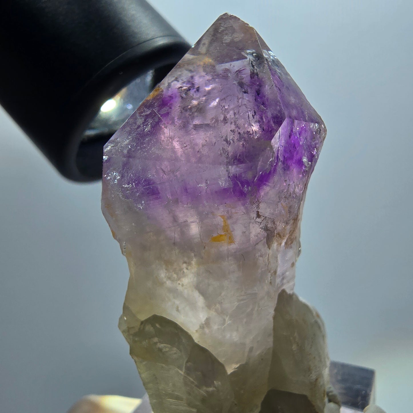 Skelett Phantom Amethyst Zepter Spitze Goboboseb, Namibia 43*24*23mm #12978