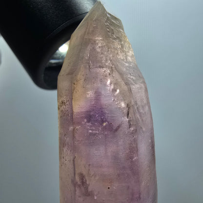 Seltene Skelett Phantom Amethyst Spitze Goboboseb, Namibia 64*20*18mm #12980