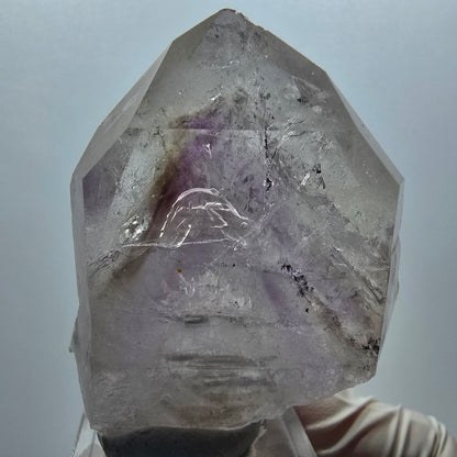 Enhydro Phantom Amethyst, 2x Blase, 5x bewegliche Partikel Streep Mine, Namibia 53*40*31mm #12984