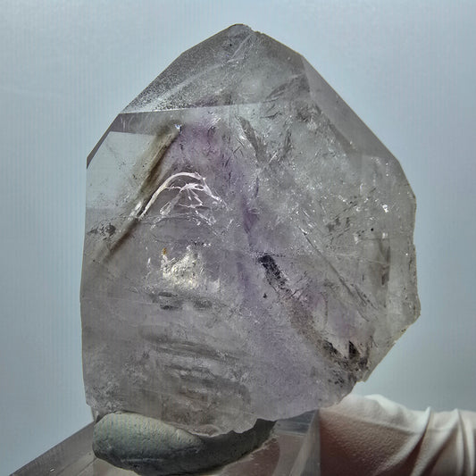 Enhydro Phantom Amethyst, 2x Blase, 5x bewegliche Partikel Streep Mine, Namibia 53*40*31mm #12984