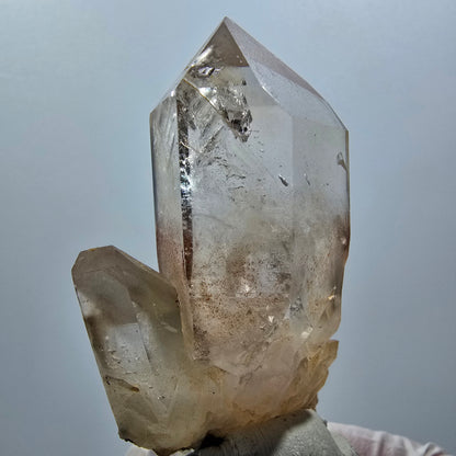 Seltene Phantom Rauchquarz Zepter Stufe Goboboseb, Namibia 62*36*26mm #12986