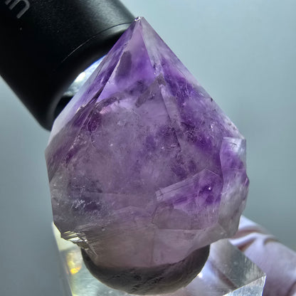 Seltene Phantom Amethyst Spitze Goboboseb, Namibia 35*32*30mm #12988