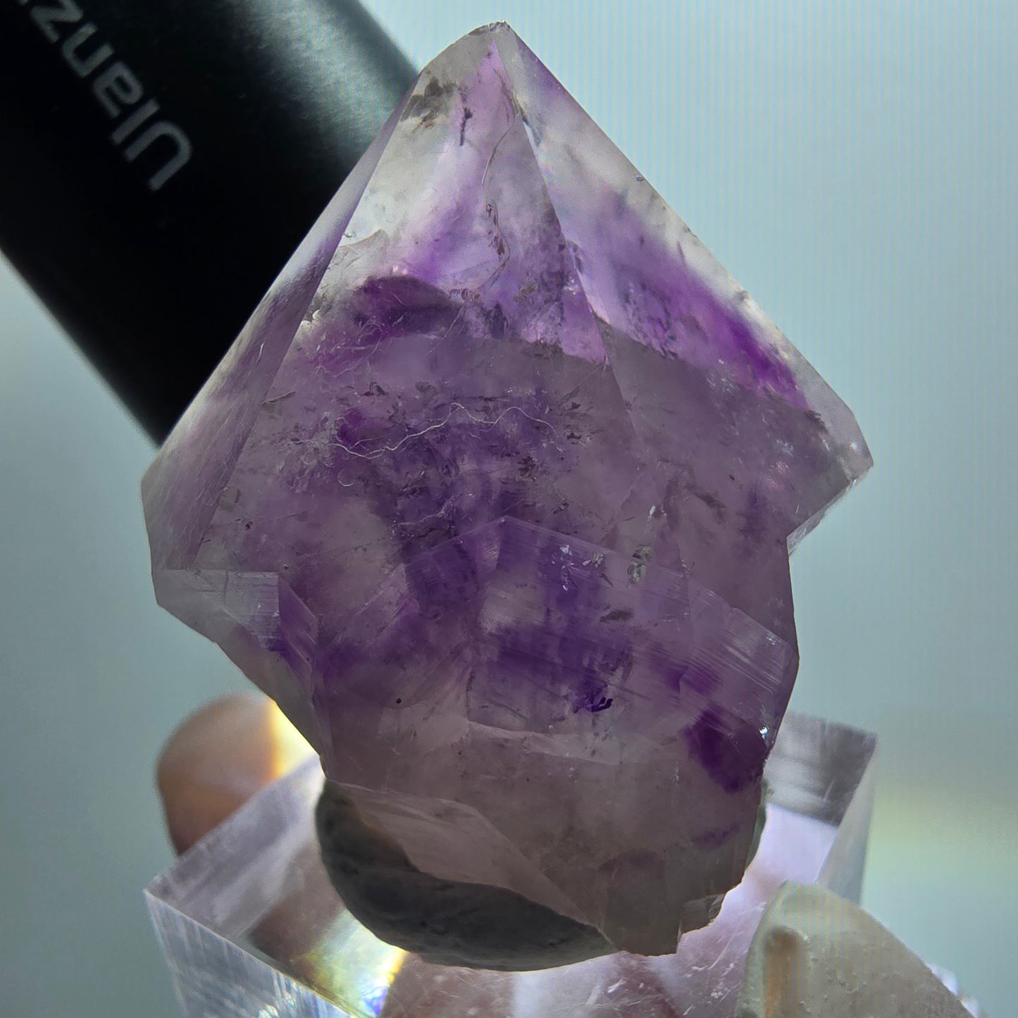 Seltene Phantom Amethyst Spitze Goboboseb, Namibia 35*32*30mm #12988