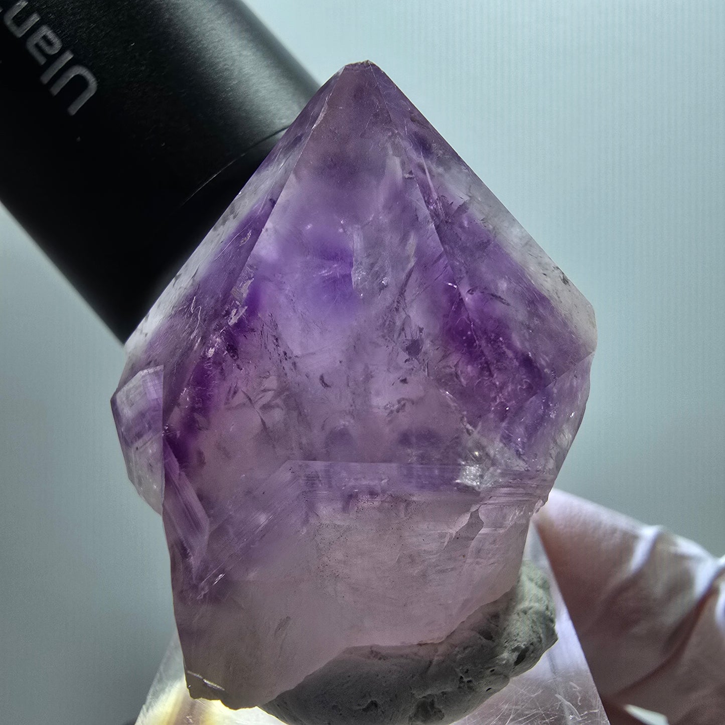 Seltene Phantom Amethyst Spitze Goboboseb, Namibia 35*32*30mm #12988