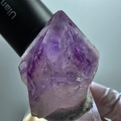 Seltene Phantom Amethyst Spitze Goboboseb, Namibia 35*32*30mm #12988