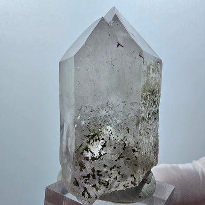 Enhydro Skelett Phantom Amethyst Spitze, 1x Blase Streep Mine Namibia 55*32*24mm #12989