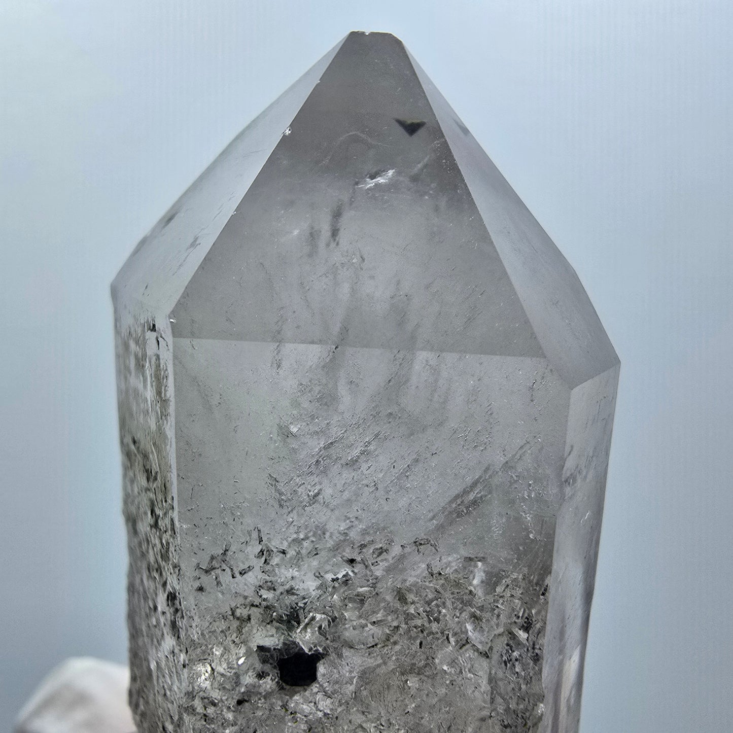 Enhydro Skelett Phantom Amethyst Spitze, 1x Blase Streep Mine Namibia 55*32*24mm #12989
