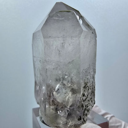 Enhydro Skelett Phantom Amethyst Spitze, 1x Blase Streep Mine Namibia 55*32*24mm #12989