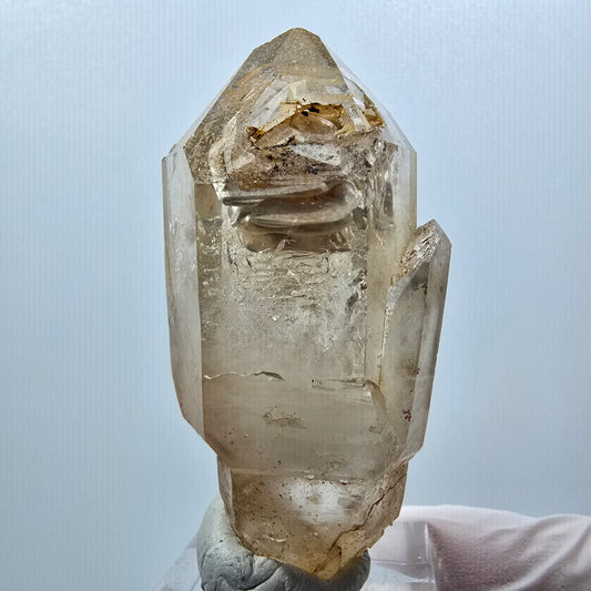 Enhydro Skelett Phantom Rauchquarz Spitze, 1x Blase Goboboseb Namibia 62*31*21mm #12992