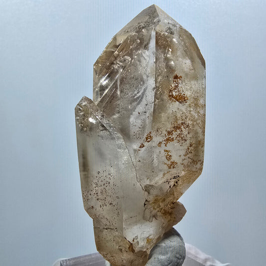 Enhydro Skelett Phantom Rauchquarz Spitze, 1x Blase Goboboseb Namibia 62*31*21mm #12992