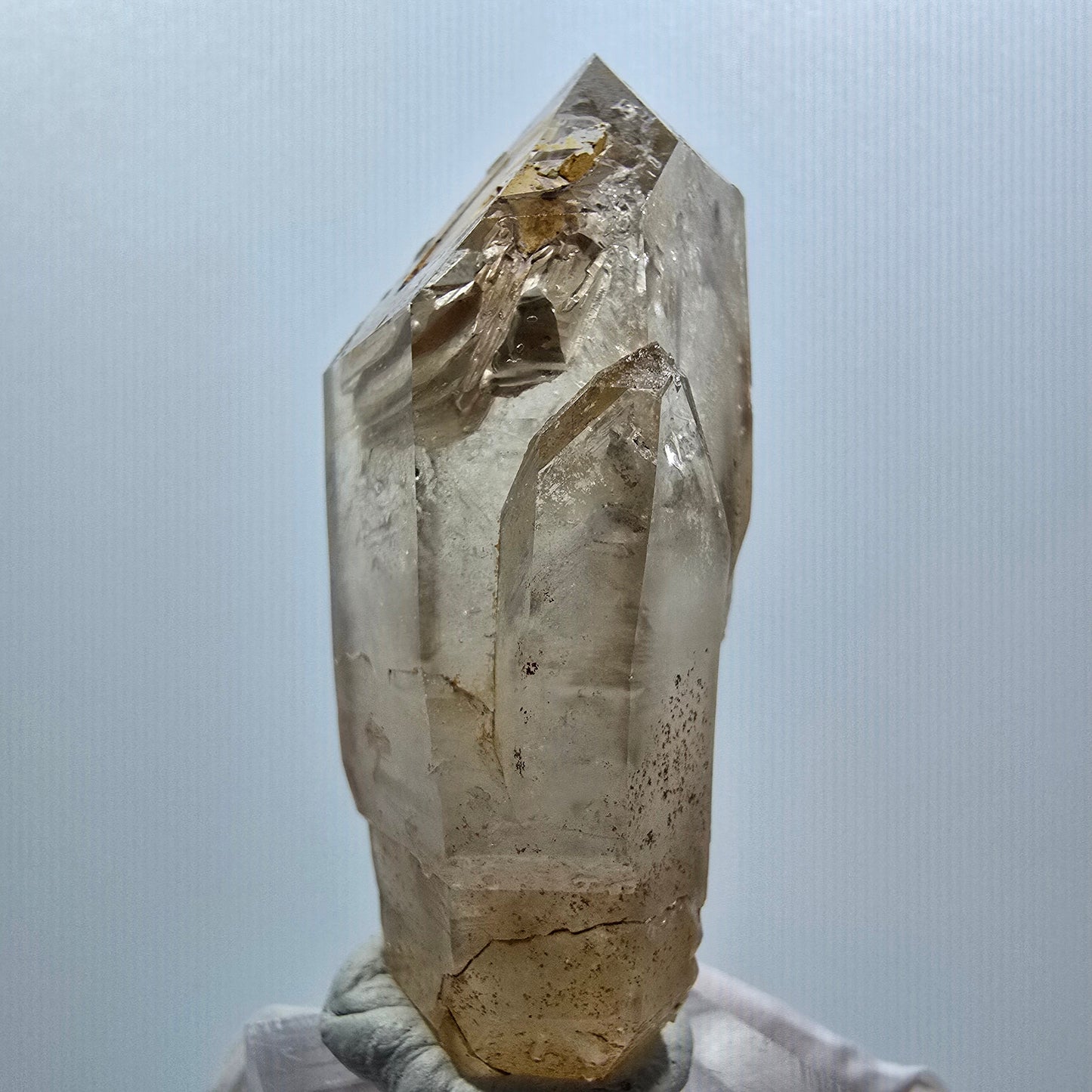 Enhydro Skelett Phantom Rauchquarz Spitze, 1x Blase Goboboseb Namibia 62*31*21mm #12992
