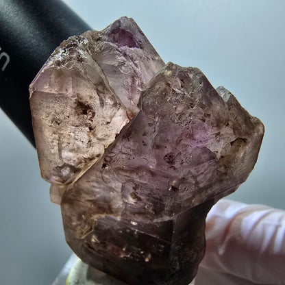 Seltene Skelett Phantom Amethyst Doppelender Spitze Goboboseb Namibia 54*40*26mm #12994