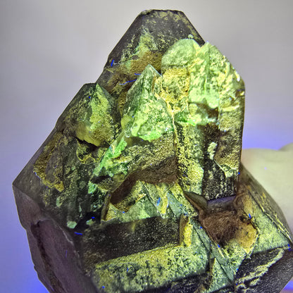 Seltene Skelett Phantom Amethyst Doppelender Spitze Goboboseb Namibia 54*40*26mm #12994