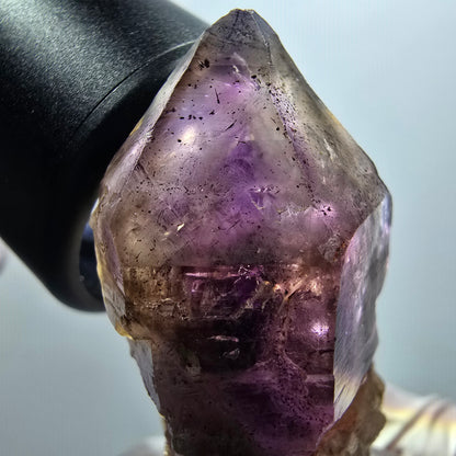 Enhydro Skelett Phantom Amethyst Spitze, 3x Blase Goboboseb, Namibia 46*27*21mm #12995