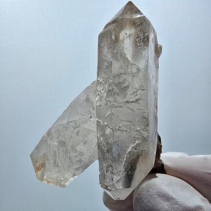 Skelett Phantom Rauchquarz Doppelender Stufe Goboboseb, Namibia 54*40*20mm #12998