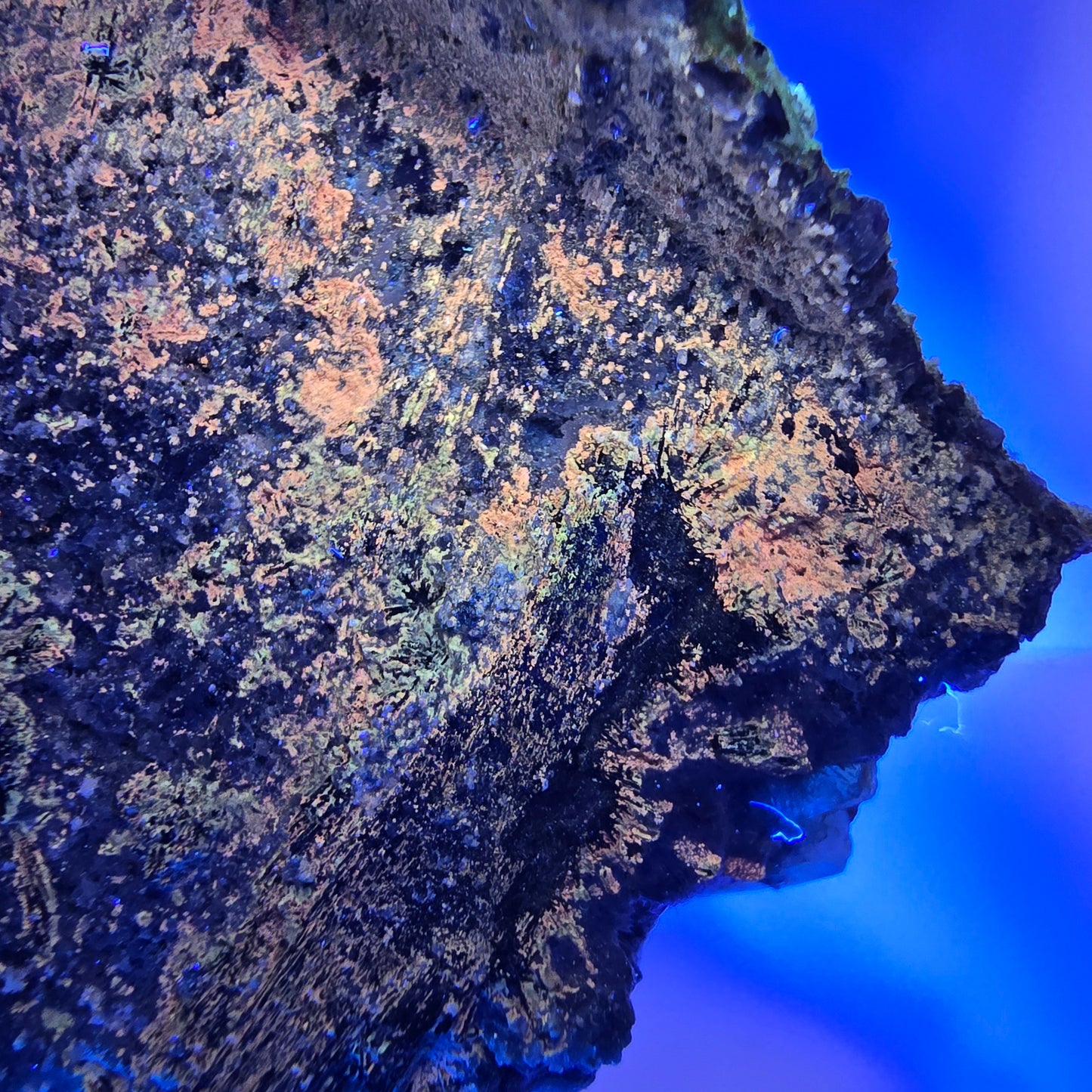 Rares cubes de fluorite fantôme zonaux, spécimen de hyalite Erongo, Namibie 82 x 49 x 26 mm 