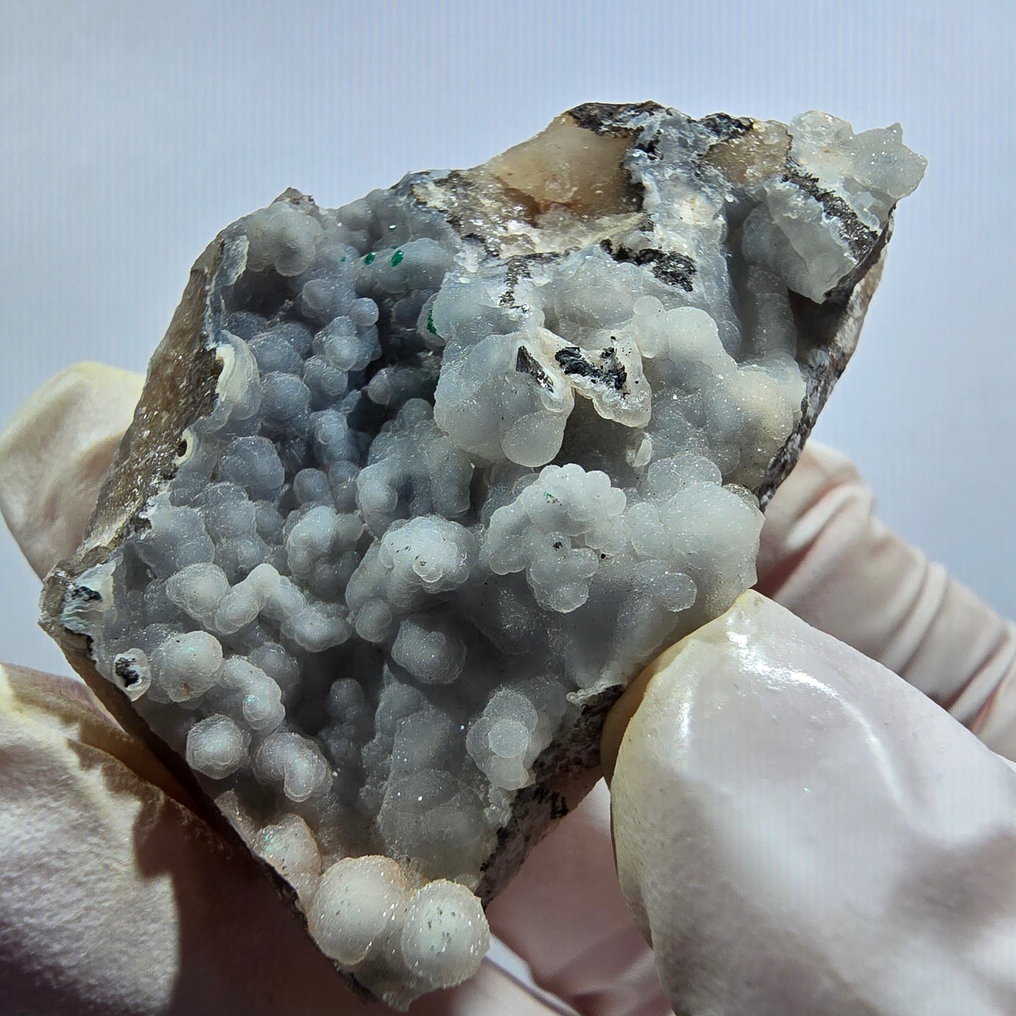 Seltene Shattuckit Kugel, Dioptas Stufe auf Matrix Kaokoveld, Namibia 46*29*13mm #13010