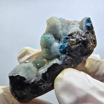 Seltene Shattuckit Kugel, Dioptas Stufe auf Matrix Kaokoveld, Namibia 48*21*20mm #13015