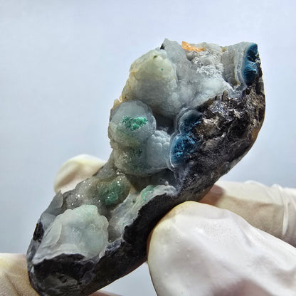 Seltene Shattuckit Kugel, Dioptas Stufe auf Matrix Kaokoveld, Namibia 48*21*20mm #13015