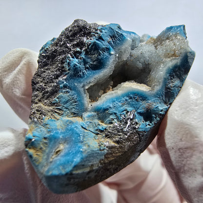 Seltene Shattuckit Kugel Stufe auf Matrix Kaokoveld, Namibia 41*23*17mm #13016