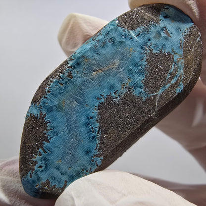 Seltene Shattuckit Kugel Stufe auf Matrix Kaokoveld, Namibia 41*23*17mm #13016