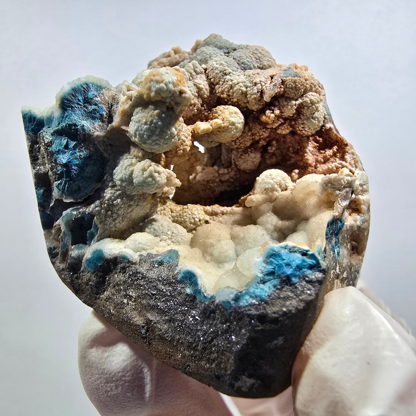 Seltene Shattuckit Kugel Stufe auf Matrix Kaokoveld, Namibia 37*35*34mm #13017