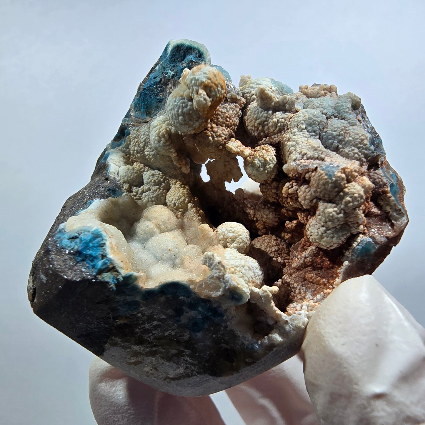 Seltene Shattuckit Kugel Stufe auf Matrix Kaokoveld, Namibia 37*35*34mm #13017