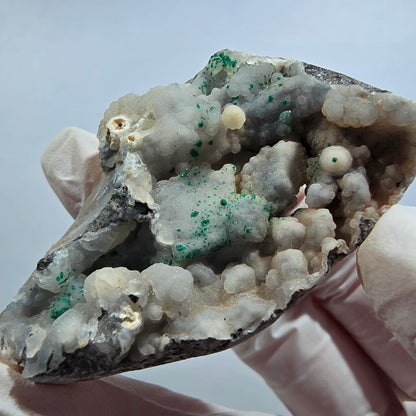 Seltene Shattuckit Kugel, Dioptas Stufe auf Matrix Kaokoveld, Namibia 51*42*17mm #13018