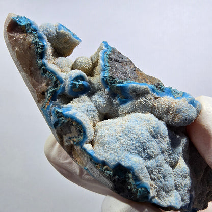 Seltene Shattuckit Kugel Stufe auf Matrix Kaokoveld, Namibia 75*26*27mm #13019