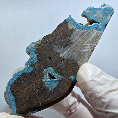 Seltene Shattuckit Kugel Stufe auf Matrix Kaokoveld, Namibia 75*26*27mm #13019