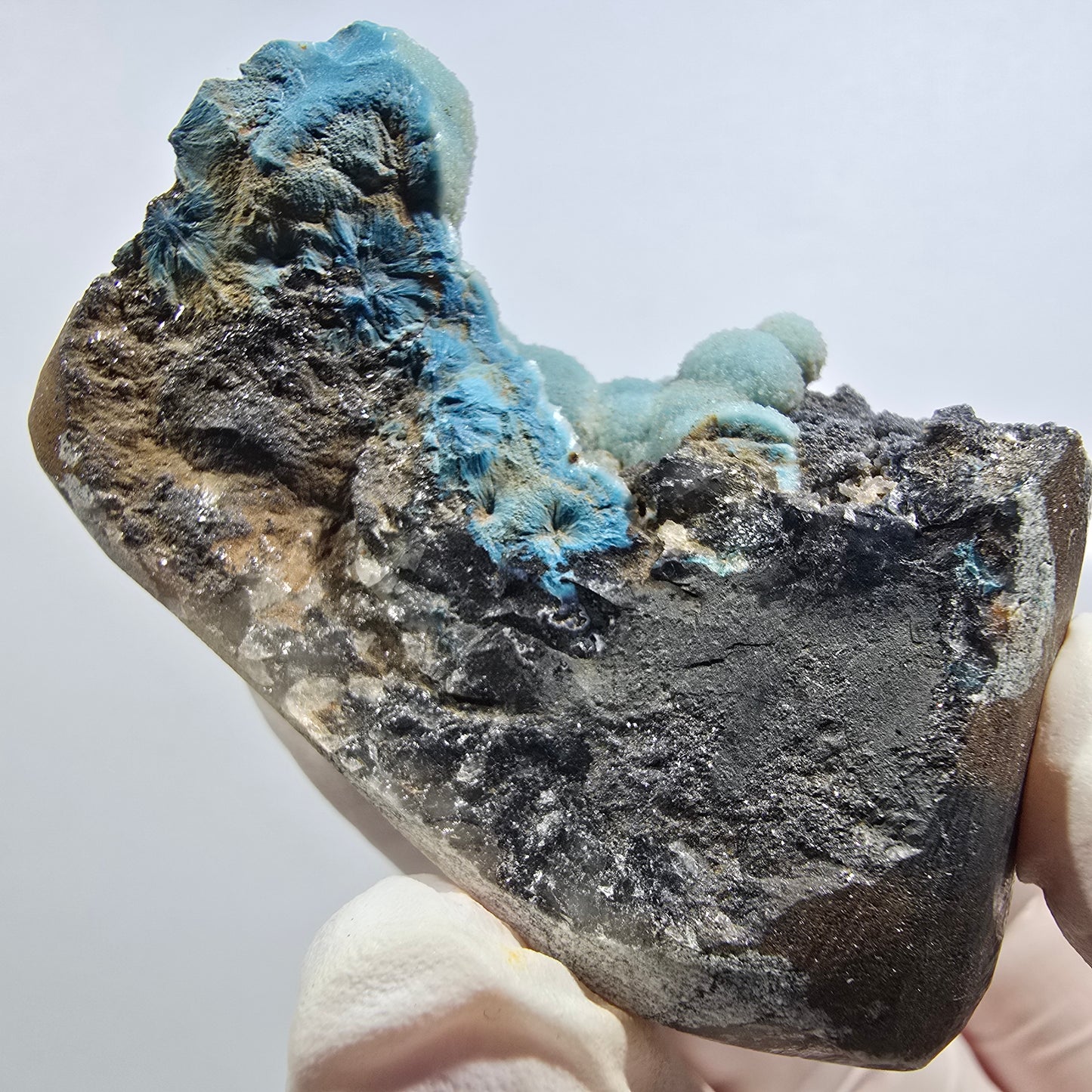 Seltene Shattuckit Kugel Stufe auf Matrix Kaokoveld, Namibia 55*31*32mm #13021