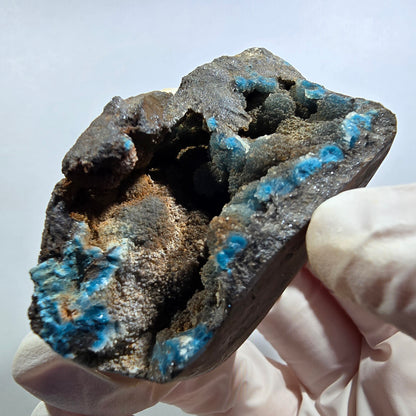 Seltene Shattuckit Kugel Stufe auf Matrix Kaokoveld, Namibia 55*29*24mm #13023