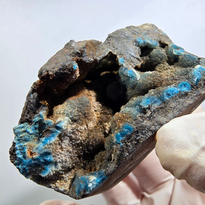 Seltene Shattuckit Kugel Stufe auf Matrix Kaokoveld, Namibia 55*29*24mm #13023