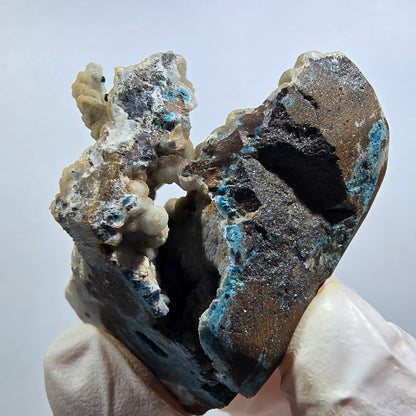 Seltene Shattuckit Kugel, Dioptas Stufe auf Matrix Kaokoveld, Namibia 58*30*39mm #13024