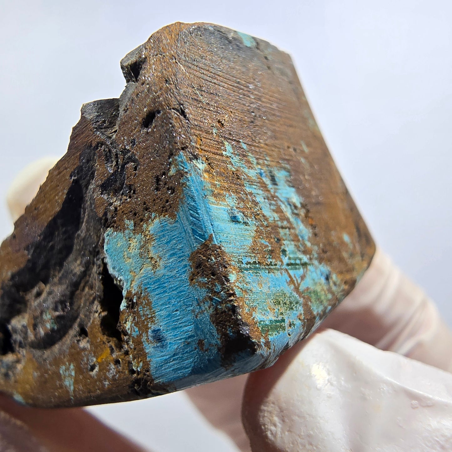 Seltene Shattuckit Kugel Stufe auf Matrix Kaokoveld, Namibia 41*30*25mm #13025