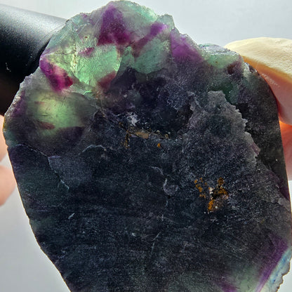 Seltene Phantom Fluorit Würfel Stufe, grün lila Okorusu, Namibia 68*57*22mm #13041