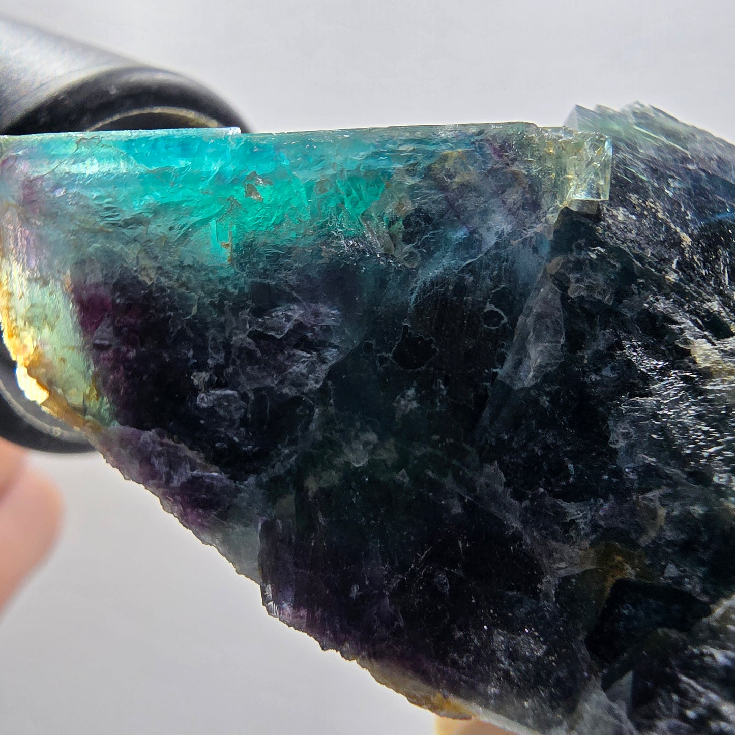 Phantom Fluorit Würfel Stufe, blau Butterfly Pocket, Okorusu, Namibia 73*56*38mm #13045