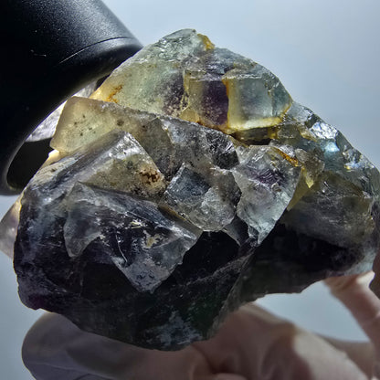 Phantom Fluorit Würfel Stufe, grün lila Okorusu, Namibia 62*58*41mm #13054