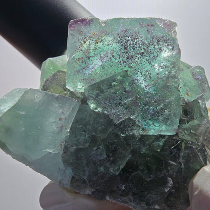 Phantom Fluorit Würfel Stufe, parkettiert grün Okorusu, Namibia 67*55*39mm #13058