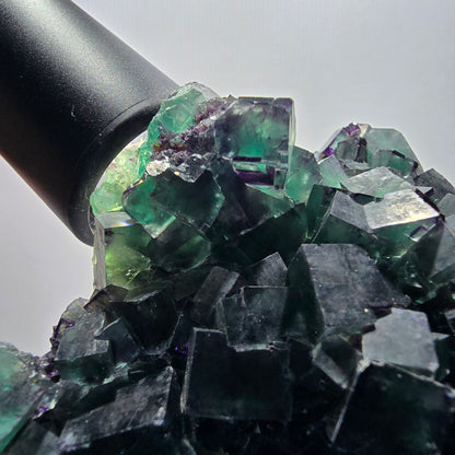Phantom Fluorit Würfel Stufe, zonal, parkettiert Okorusu, Namibia 109*78*32mm #13063