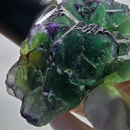 Phantom Fluorit Würfel Stufe, zonal, parkettiert Okorusu, Namibia 95*56*36mm #13066