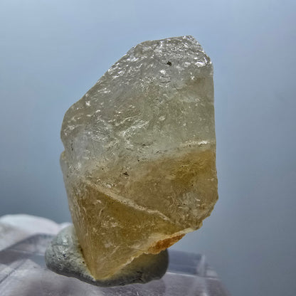 Seltene Calcit X Kristall Spitze, gelb Erongo, Namibia 29*23*18mm #13093