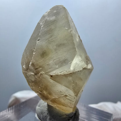 Seltene Calcit X Kristall Spitze, gelb Erongo, Namibia 32*22*17mm #13102