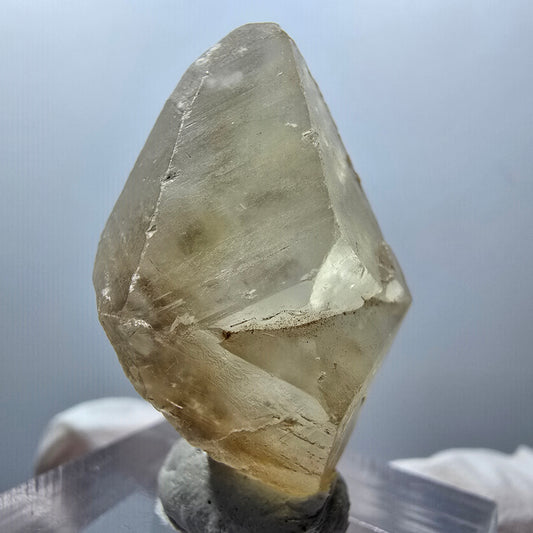 Seltene Calcit X Kristall Spitze, gelb Erongo, Namibia 32*22*17mm #13102